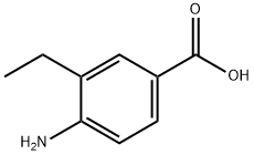 4-氨基-3-乙基苯甲酸 结构式