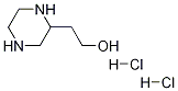 2-(哌嗪-2-基)乙醇二盐酸盐 结构式