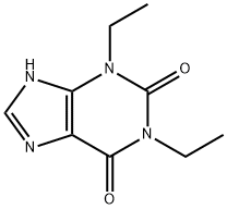 1,3-Diethyl-7H-purine-2,6(1H,3H)-dione 结构式