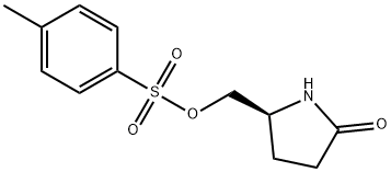 (S)-(+)-5-羟甲基-2-吡咯烷酮对甲苯磺酸酯 结构式