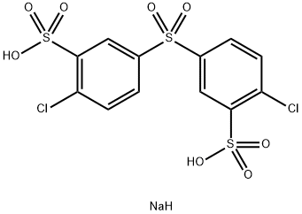 4,4'-二氯二苯砜-3,3'-二磺酸二钠 结构式