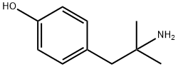 4-(2-氨基-2-甲基丙基)苯酚 结构式