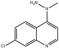 7-CHLORO-4-(1-METHYLHYDRAZINYL)QUINOLINE 结构式