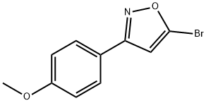 5-溴-3-(4-甲氧基苯基)异噁唑 结构式