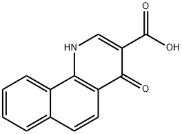 4-OXO-1,4-DIHYDROBENZO[H]QUINOLINE-3-CARBOXYLIC ACID 结构式