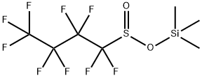 Nonafluoro-1-butanesulfinic acid trimethylsilyl ester 结构式