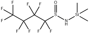 N-(Trimethylsilyl)-1,1,2,2,3,3,4,4,4-nonafluorobutane-1-sulfinamide 结构式