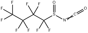 1,1,2,2,3,3,4,4,4-Nonafluorobutylsulfinyl isocyanate 结构式