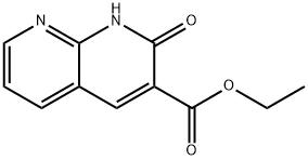 2-氧-1,2-二氢-[1,8]萘啶-3-甲酸乙酯 结构式