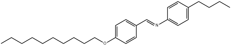 p-壬基苄烯-p-丁苯胺 结构式