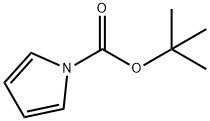 1-吡咯甲酸叔丁酯 结构式