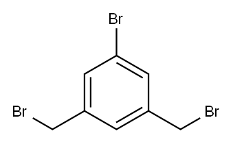 5-溴-间苯二溴苄 结构式