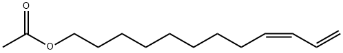 (Z)-dodeca-9,11-dienyl acetate  结构式