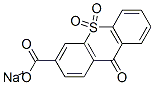 9-oxo-9H-thioxanthene-3-carboxylate sodium 10,10-dioxide  结构式