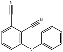 3-苯硫基邻苯二甲腈 结构式