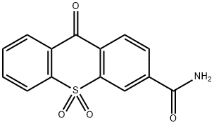 9-氧-9H-硫代呫吨-3-甲酰胺10,10-二氧化物 结构式