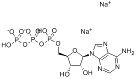 三磷酸腺苷二钠盐 结构式