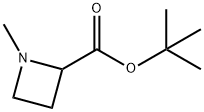 tert-Butyl 1-methyl-2-azetidinecarboxylate 结构式