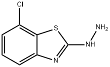 2(3H)-Benzothiazolone,7-chloro-,hydrazone(9CI) 结构式