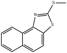 2-甲硫基-beta-萘并硫氮茂 结构式