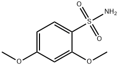 2,4-二甲氧基苯磺酰胺 结构式