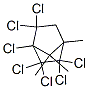 PARLAR 32 (2,2,5-ENDO,6-EXO,8,9,10-HEPTACHLORO- BORNANE) (13C10, 99%) 10 UG/ML溶于壬烷 结构式