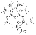 三甲基硅烷基笼形聚倍半硅氧烷 结构式