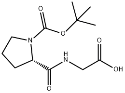 2-[[(2S)-1-[(2-methylpropan-2-yl)oxycarbonyl]pyrrolidine-2-carbonyl]amino]aceticacid