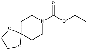 ethyl 1,4-dioxa-8-azaspiro[4.5]decane-8-carboxylate 结构式