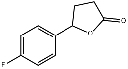 5-(4-氟苯基)-4,5-二氢-2(3H)-呋喃酮 结构式