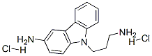 3-amino-9H-carbazole-9-propylamine dihydrochloride 结构式