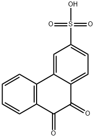 9,10-Dihydro-9,10-dioxo-3-phenanthrenesulfonic acid 结构式