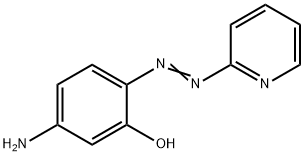 5-Amino-2-[(pyridin-2-yl)azo]phenol 结构式