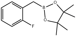 2-氟苄基硼酸频哪醇酯 结构式