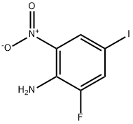 2-氟-4-碘-6-硝基苯胺 结构式