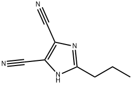 2-丙基-4,5-二氰基咪唑 结构式