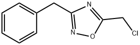 3-苄基-5-氯甲基-1,2,4-二唑 结构式