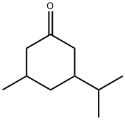 Cyclohexanone, 3-methyl-5-(1-methylethyl)- (9CI) 结构式