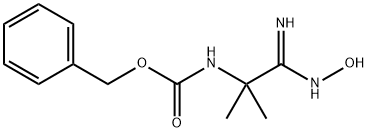 [2-氨基-2-(羟基亚氨基)-1,1-二甲基乙基]氨基甲酸苄酯 结构式