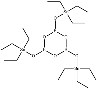 Boroxin,  tris[(triethylstannyl)oxy]-  (9CI) 结构式