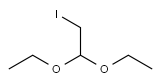 1,1-二乙氧基-2-碘乙烷 结构式