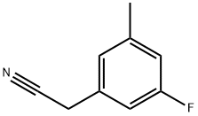 3-氟-5-甲基苯乙腈 结构式