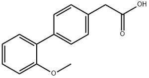 (2'-METHOXY-BIPHENYL-4-YL)-ACETIC ACID 结构式