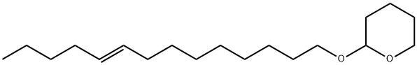 Tetrahydro-2-[(E)-9-tetradecenyloxy]-2H-pyran 结构式