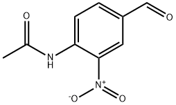 N-(4-甲酰基-2-硝基苯基)乙酰胺 结构式