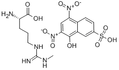 H-ARG(ME)-OH FLAVIANATE 结构式