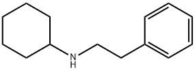 N-(2-phenylethyl)cyclohexanamine 结构式