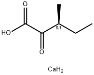 (S)-3-甲基-2-氧代戊酸钙盐 结构式