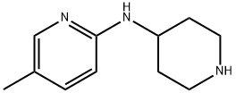 N-(5-甲基吡啶-2-基)哌啶-4-胺 结构式