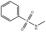 N-甲基苯磺酰胺 结构式